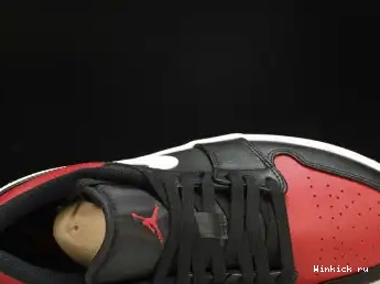 Low “Alternate Jordan Bred 1 Toe” 0429